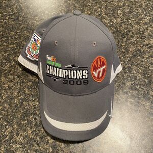 Nike Hat Virginia Tech Hokies 2009 FedEx Orange Bowl Champions Gray Adjustable